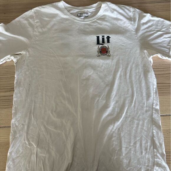 Welit WeBigInc Lit white tee shirt - XL - Picture 1 of 4